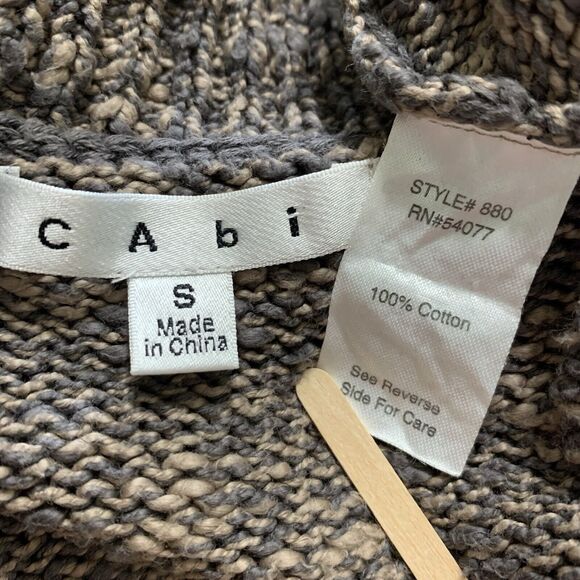 Cabi Cardigan Sweater Women Small Top Open Front Long Sleeve Cozy Preppy Winter - Picture 3 of 11
